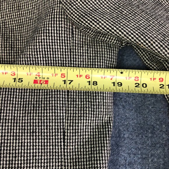 Vintage Stephan Douglas Wool Polyester Bland Skirt Suit w Lime Green Shirt - Picture 9 of 11